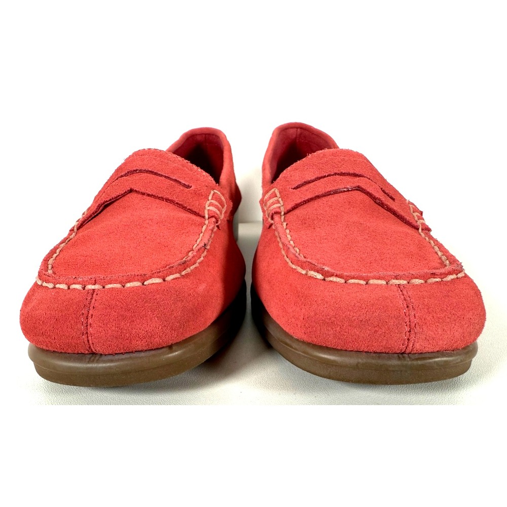 Aerosoles Seam Party Watermelon Suede Loafers Womens Size 11B w/Box - Picture 8 of 12